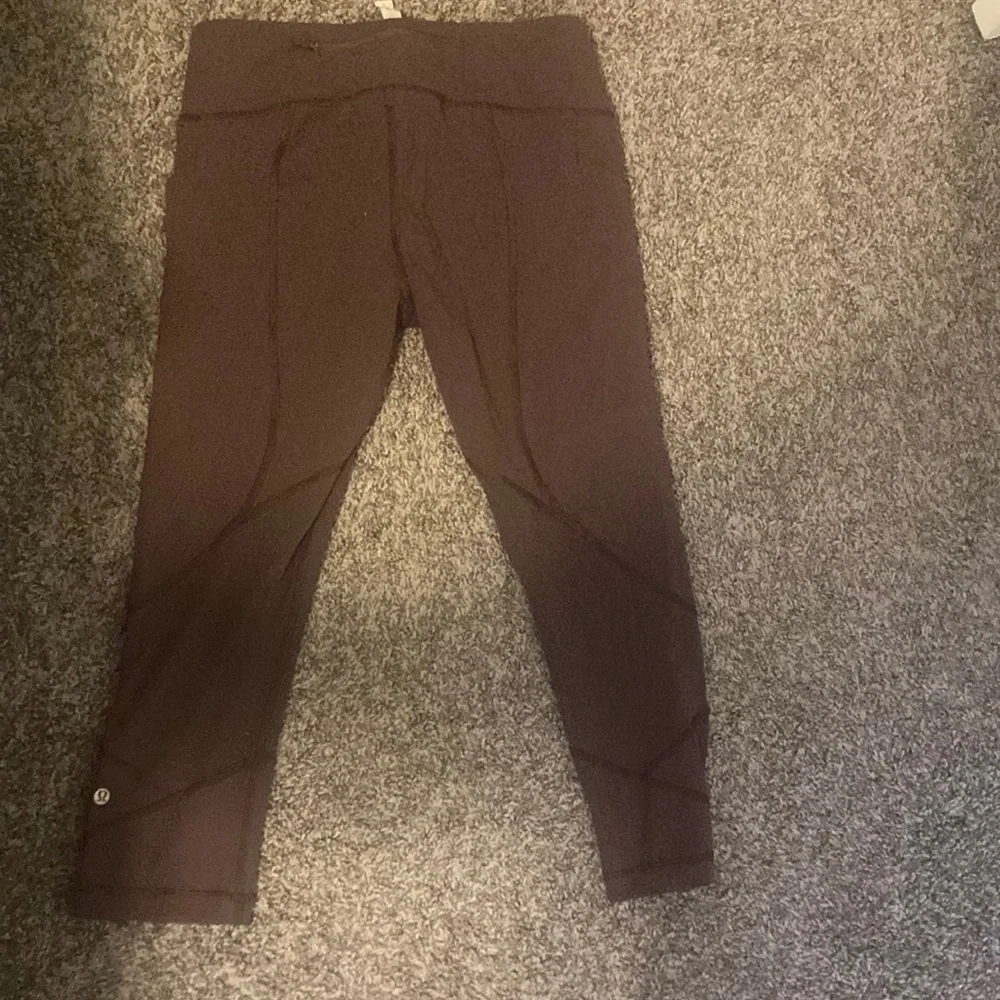 lululemon athletica Dark Brown/Charcoal Leggings